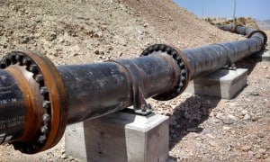 Morenci Slurry Pipe Photo